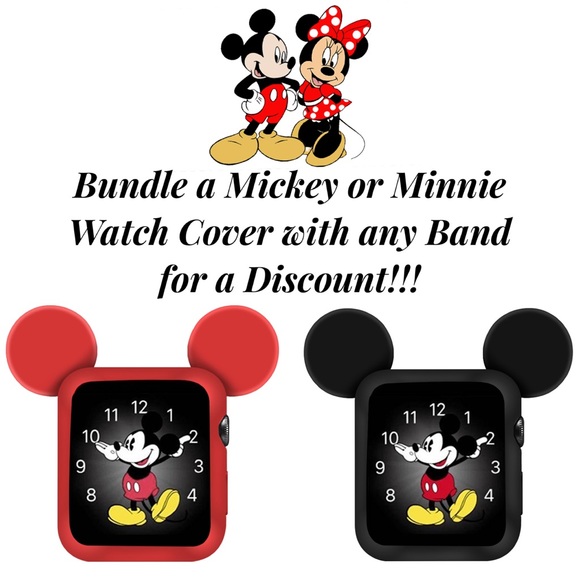 Mickey Mouse Silicone Watchband for Apple - Picture 16 of 16